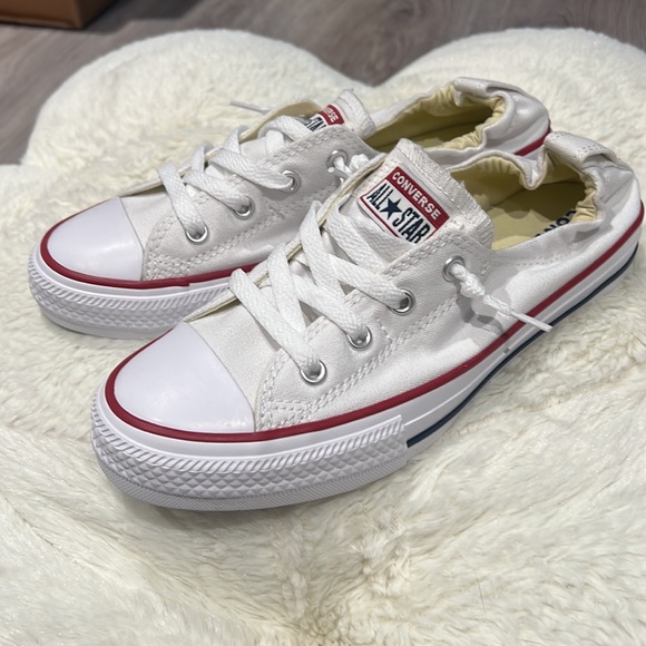 BNWB Converse White Shoreline CT Slip - Picture 2 of 7